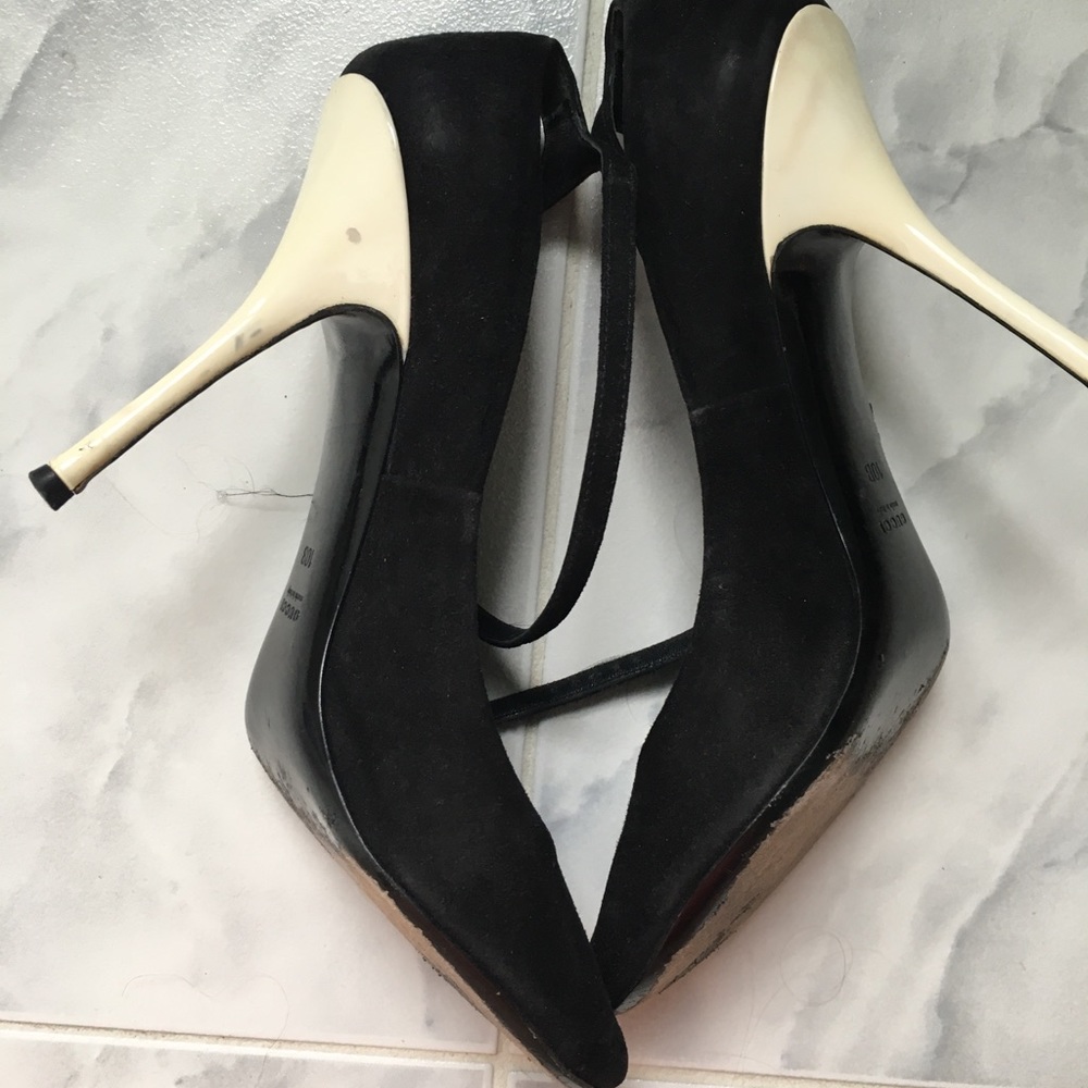 Gucci peep-toe heels